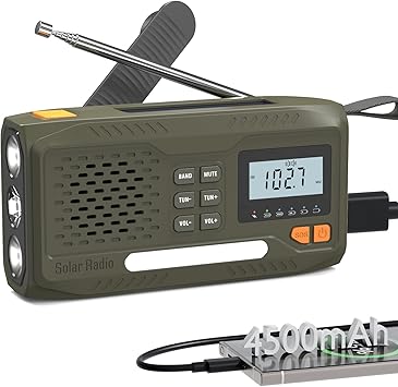 Wind Up Solar Radio